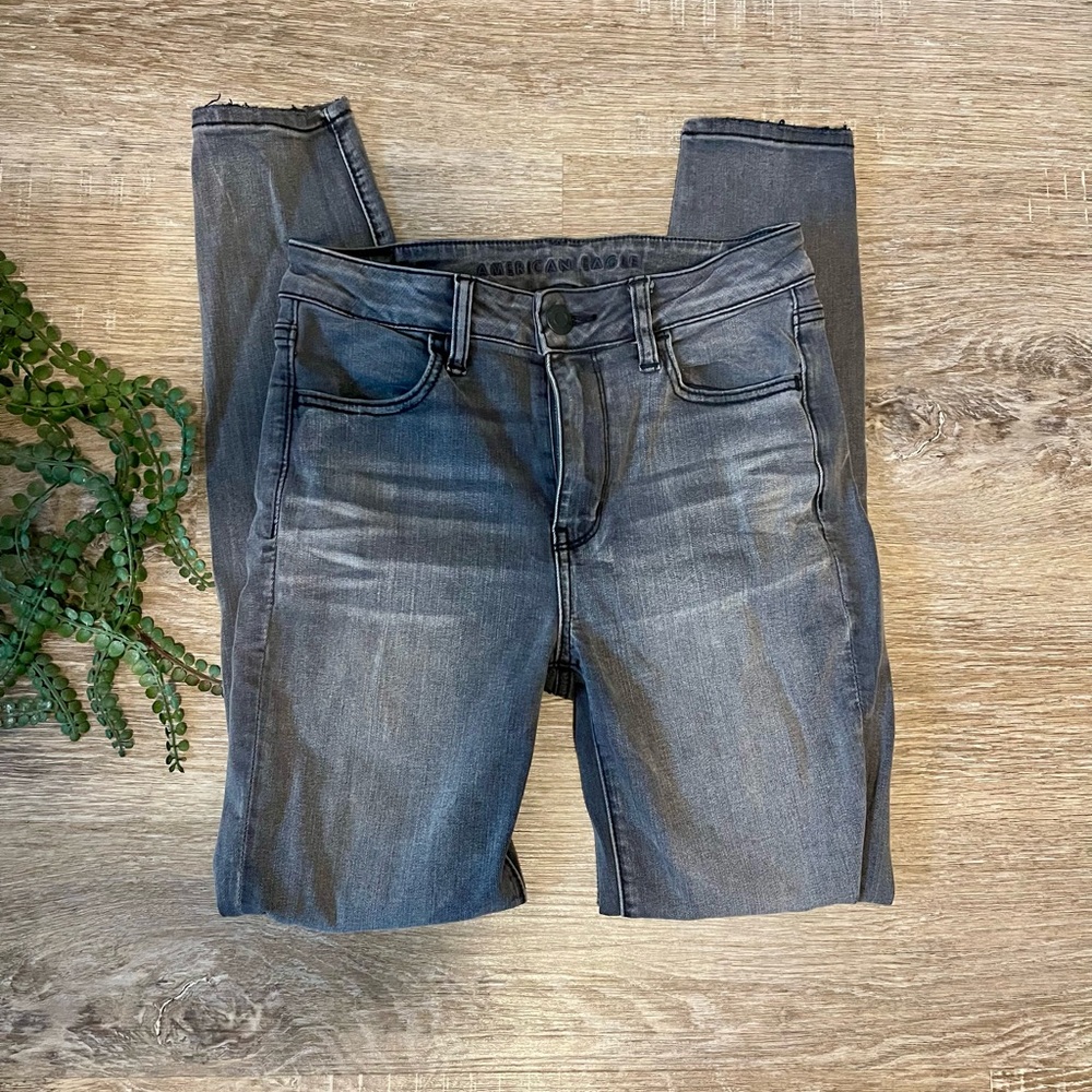 American Eagle Outfitters Distress Black Jeans
